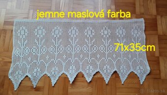 Predám háčkovanú záclonku - 2