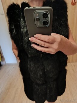 Vesta - pravá koža a kožušina - 2