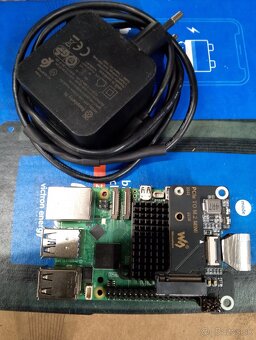 Raspberry pi5 8GB + nvme m2 shield + zdroj - 2