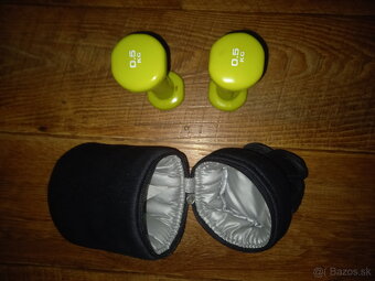 0,5 kg vinylové činky - 2