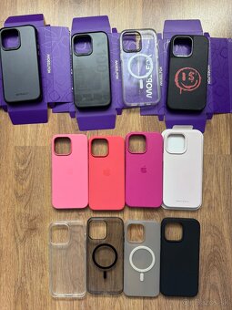 Predám silikonove kryty na iphone 15 pro max - 2