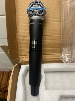 Predám bezdrôtový mikrofón QLXD 600MHz - 2