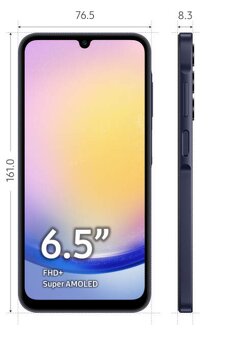 Samsung Galaxy A25 5G 128 GB modro-čierny - 2