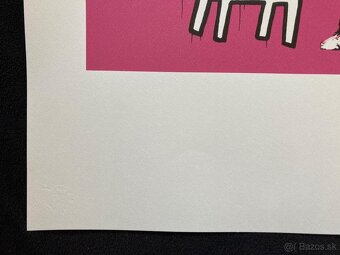 BANKSY - “113/150" KEITH HARING DOG - 2