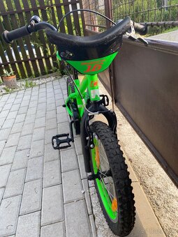 Detský bicykel zelený 16 - 2