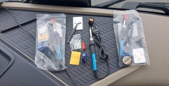 Mikrospájka 230V/60W, s výmennými hrotmi + cín + držiak. - 2