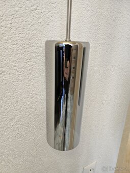 Dizajnové chrómové závesné svietidlo - 2