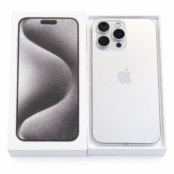 Apple iPhone 15 Pro Max 256GB White Titanium - 2