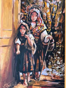 Obraz olej na plátne . - 2