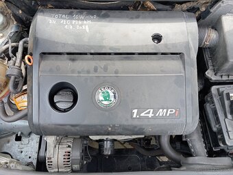 Predám diely na škoda Fabia 1.4mpi 50kw kód:AQW 129 000km - 2