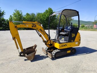 Minibáger JCB 8015, váha 1620kg, 2 lyžice. - 2