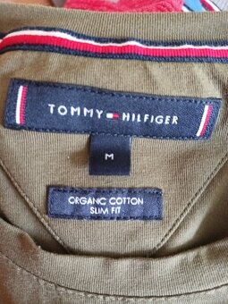 Tommy Hilfiger panske tričko M zelené - 2