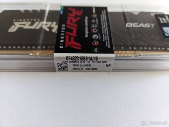 Kingston FURY Beast RGB DDR4 16GB DDR4 3200MHz CL16 v záruke - 2