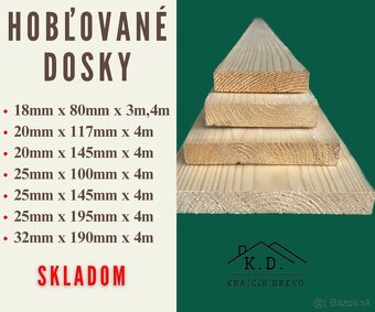 Hobľované dosky / KVH - 2