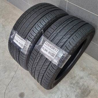 Letné pneumatiky 225/45 R17 BRIDGESTONE DOT3418 - 2