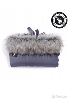 Set Zimný fusak s rukávom na ruky na kočík - 2