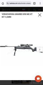 Co2 vzduchovka Umarex 850m2 - 2