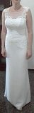 ZĽAVA - Svadobné šaty biele s kabátikom veľkosť 38-40 - 2