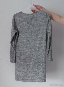 Dlhé sivé tričko - 2