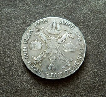 Predám 1 toliar 1792 H Leopold II. - 2