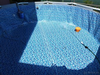Bazén 2,7 m hĺbka 70 CM ohrev+ filtrácia+ plavak - 2