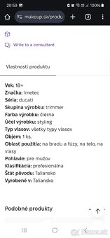 Holiaci strojček Ducati. - 2