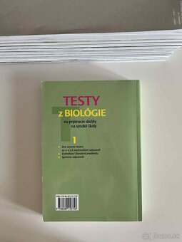 Testy z biológie na prijímacie skúšky na vysoké školy 1, 2 - 2