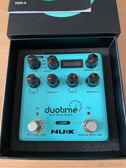 Gitarový delay pedál NUX Duotime - 2