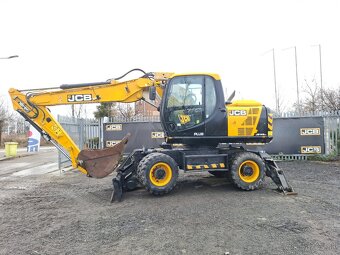 Kolesové rýpadlo JCB JS145W lomený výložník - 2