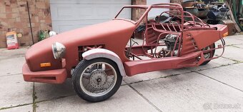 Predám rám z Velorexu, motor Yamaha XS 400 - 2