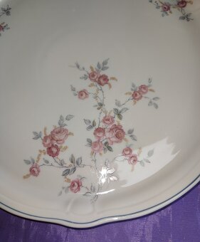 porcelánový retro podnos - 2