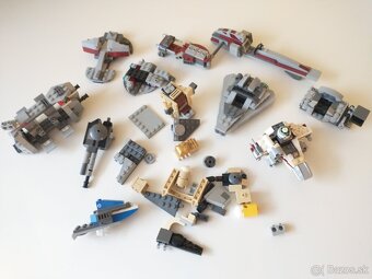 Rôzne staršie Lego Star Wars sety + diely. - 2