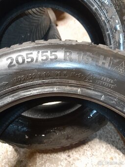 Continental 205/55 r16 zimné pneumatiky - 2