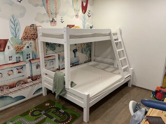 Poschodová posteľ s rozšíreným spodným lôžkom - 2