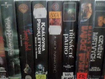 Originál VHS kazety. - 2