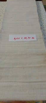 Tkané ľanové plátno - staré - 2