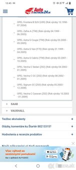 Opel Astra Vectra štartér - 2