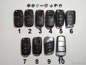 autokľuč obal kluča Audi - Seat - 2