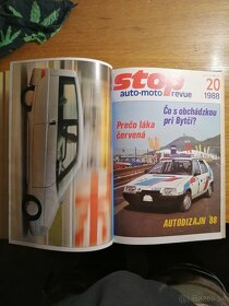 STOP Auto moto revue... Kompletny rocnik 1988 - 2