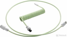 CableMod Pro Coiled Keyboard Cable / Light Green - 2