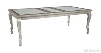 Luxusný stôl so stoličkami a swarovského elementmi - 2
