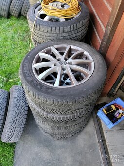 Mazda 225/55 R17 Originál hliníkové disky s pneumatikami - 2