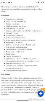 Dámsky skladací bicykel Casadei 20 GRZ20 - 2