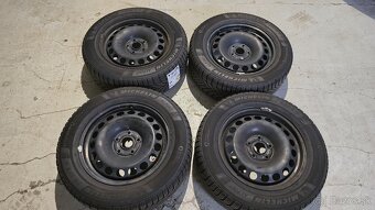Predam plechove disky 5x112 R16 a zimne pneu - 2