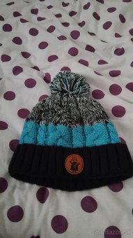 zimné čiapky č.110/128 2ks - 2