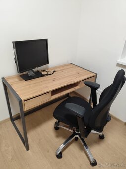 Dizajnový písací stôl 120x60cm - 2