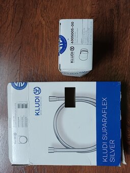 Kludi sprchová hadica suparaflex silver a držiak sirene - 2