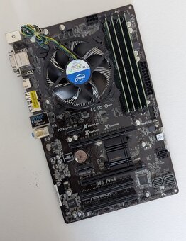 ASRock B85 Pro 4 + Xeon E3-1230v3 + 16GB DDR3 - 2