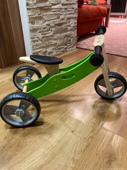 Nicko Drevené odrážadlo 2v1 mini farba:zelená - 2