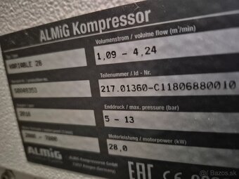Kompresor Almig variable 28 aj zo sušičom vzduchu - 2